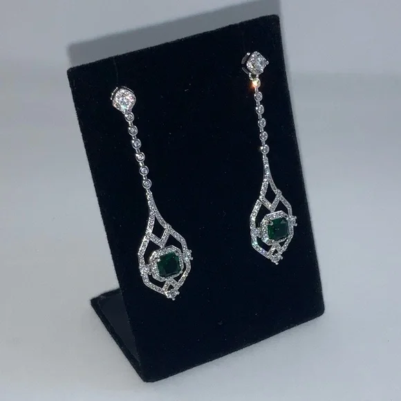 2ct Art Deco Earrings